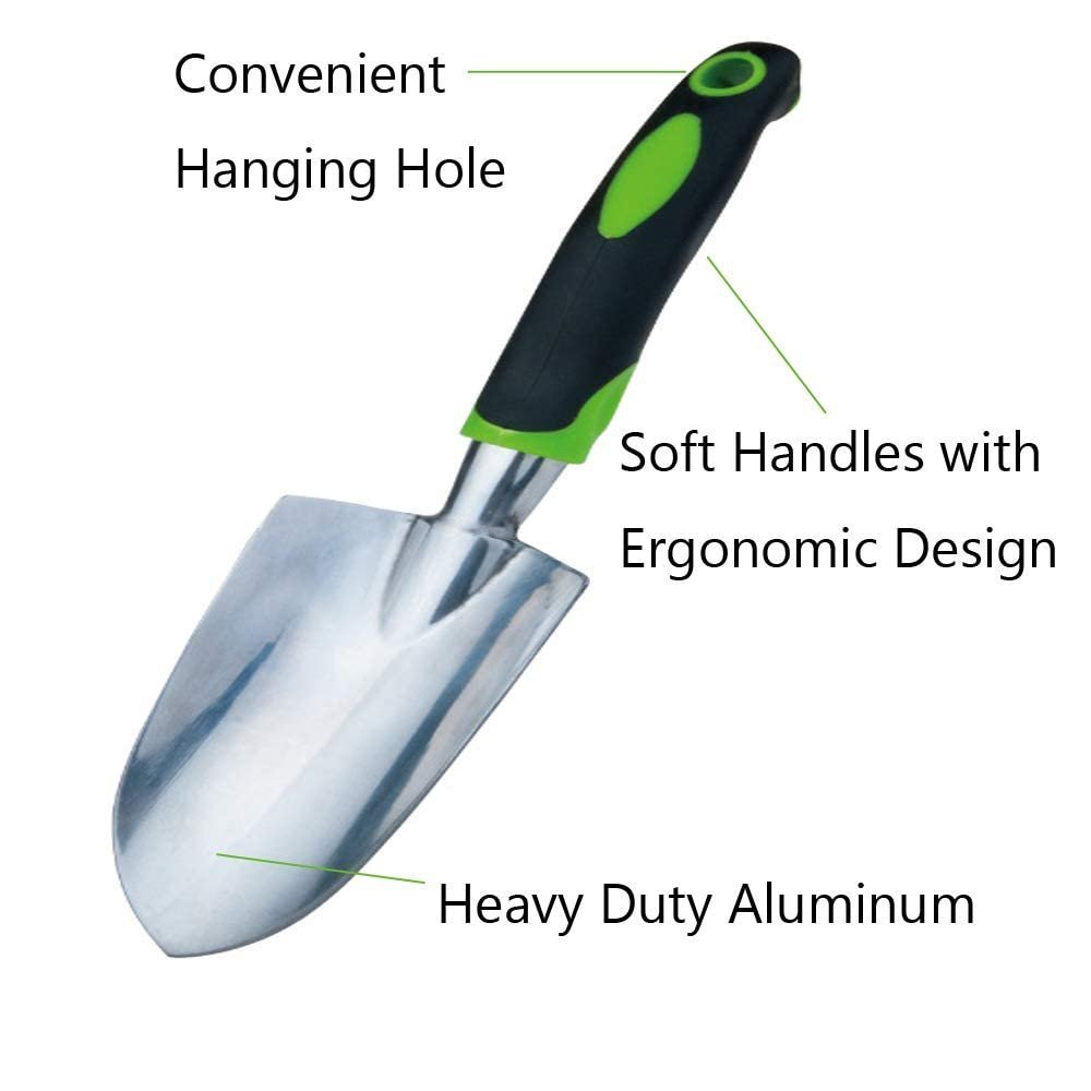 Garden Trowel: Wide Aluminum Hand Shovel